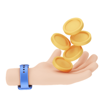 Holding coins